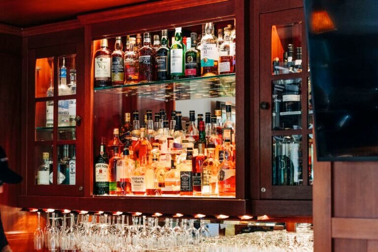 Fully Stocked Whiskey Bar